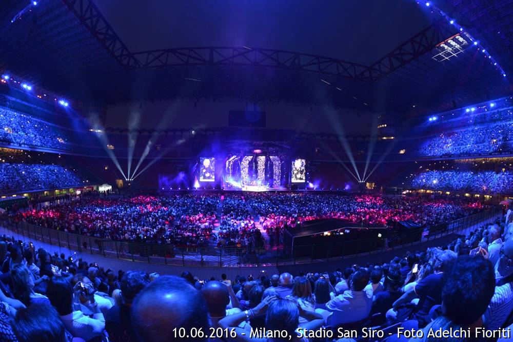 I Pooh allo stadio di San Siro il 10 giugno 2016