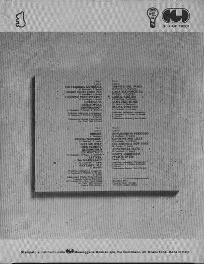 Versione su musicassetta