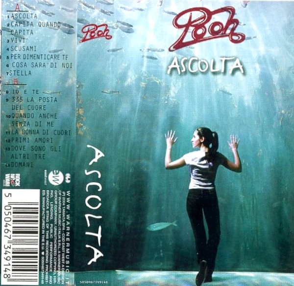 Ascolta, 2004, copertina della musicassetta