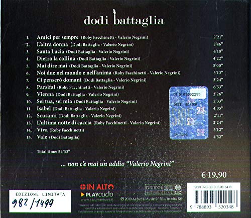 Dodi Battaglia - ... non c'è mai un addio - Valerio Negrini