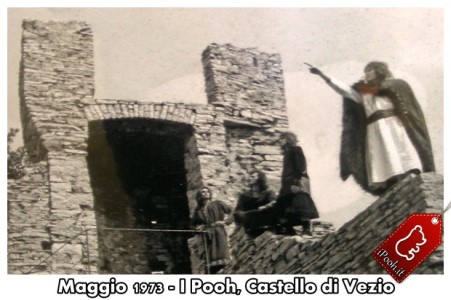 Maggio 1973 - I Pooh sulle mura del Castello di Vezio