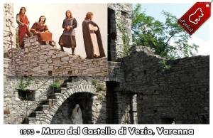 Le mura del Castello di Vezio