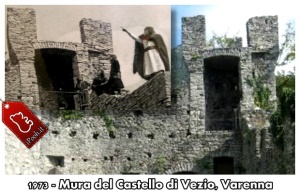 Le mura del Castello di Vezio