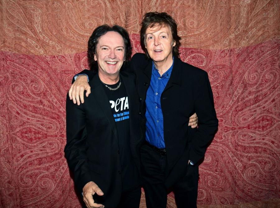 Red Canzian e Paul McCartney