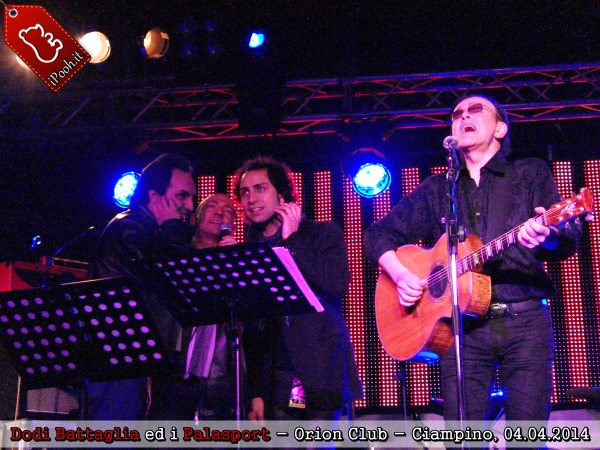 Dodi Battaglia e la tribute band Palasport