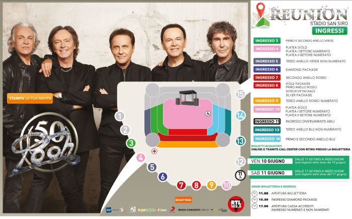 Ingressi ed orari per San Siro Ingressi ed orari per San Siro