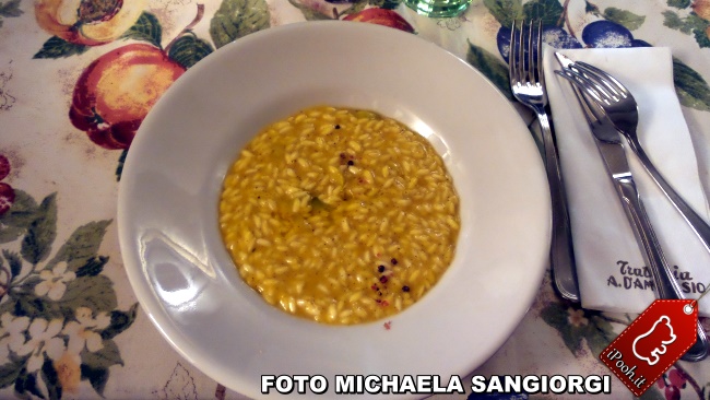 Risotto di zucca e tartufo con pepe rosa