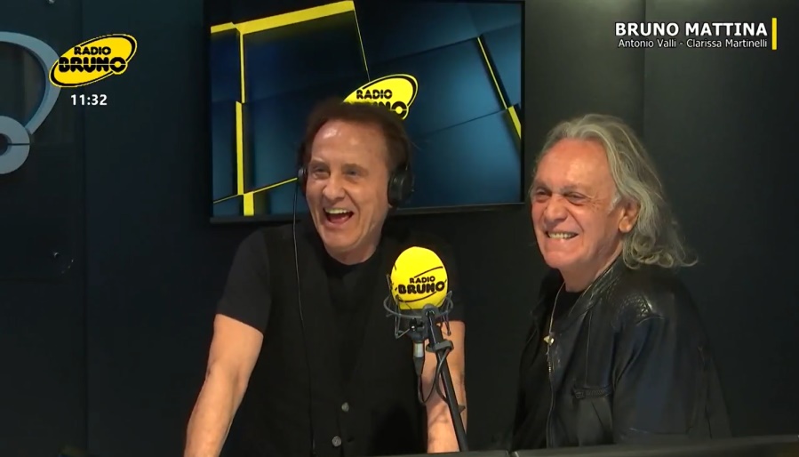 Roby Facchinetti e Riccardo Fogli a Radio Bruno