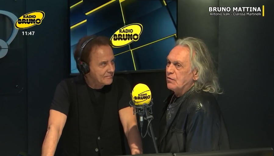 Roby Facchinetti e Riccardo Fogli a Radio Bruno