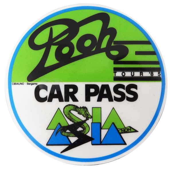 1985 - Adesivo CAR PASS