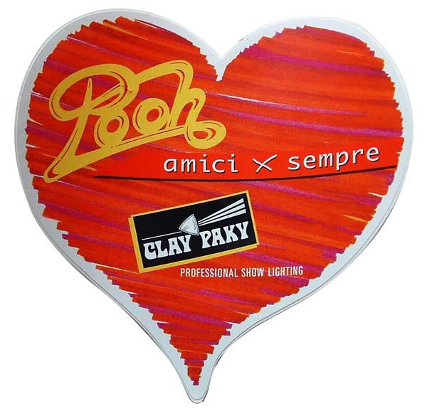 1997 - Adesivo promozionale del Tour Amici X Sempre 1997 - Adesivo promozionale del Tour Amici X Sempre