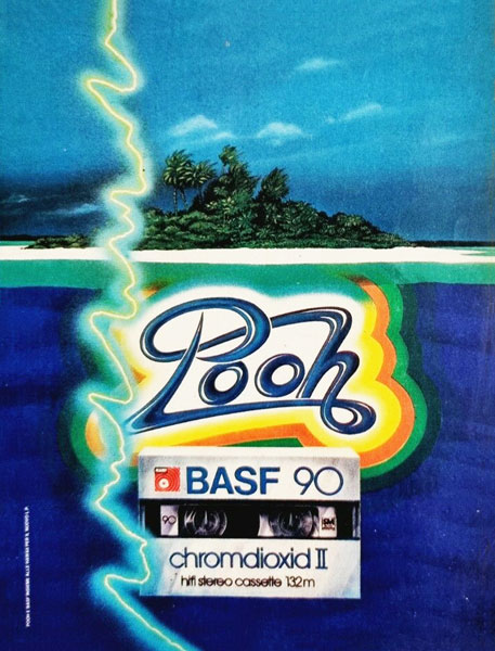 Adesivo con il logo dei Pooh e della BASF