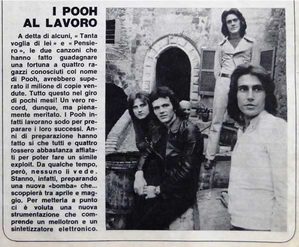 25.03.1972 - Sogno - N.13 - I Pooh al lavoro