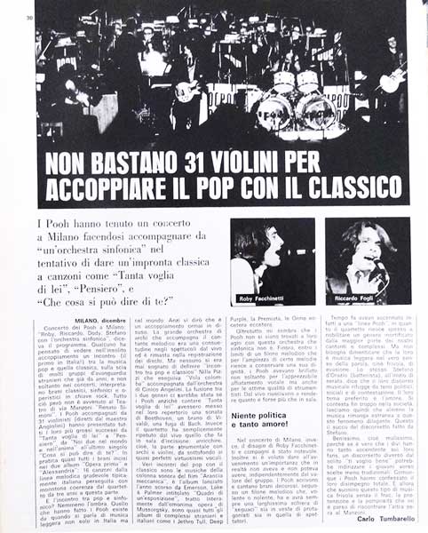 22.12.1972 - Qui Giovani - N.57 - Non bastano 31 violini per accoppiare il pop con il classico 22.12.1972 - Qui Giovani - N.57 - Non bastano 31 violini per accoppiare il pop con il classico