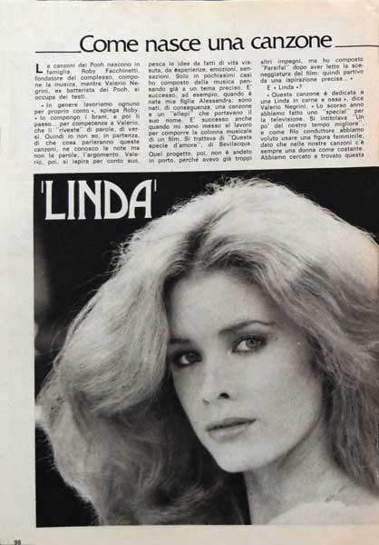 27.01.1977 - Albo TV - N°4 - Pag.98 - Come nasce una canzone - Linda 27.01.1977 - Albo TV - N°4 - Pag.98 - Come nasce una canzone - Linda