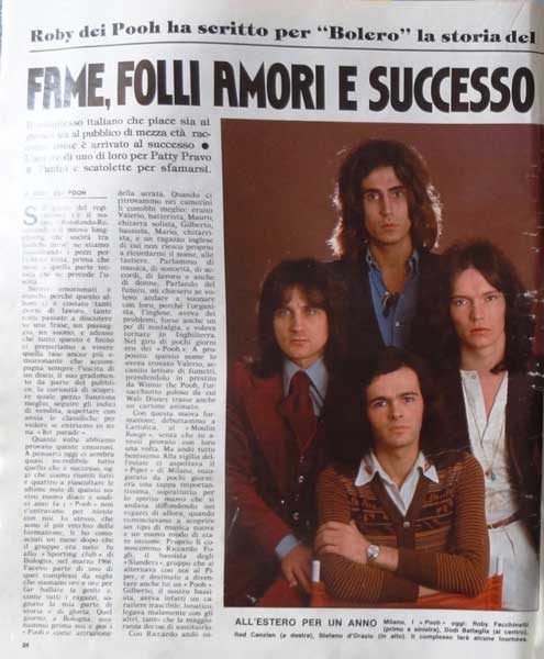 21.08.1977 - Bolero - N°1581 - Pag.24 - Fame, folli amori e successo, di Roby dei Pooh 21.08.1977 - Bolero - N°1581 - Pag.24 - Fame, folli amori e successo, di Roby dei Pooh