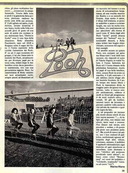 Giugno 1979 - Katiuscia, pagina 37 - Pooh - di Marina Morra