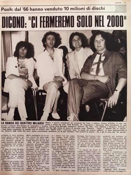 14.08.1981 - Gente - N°33 - Pag.70 - E dopo 15 anni dicono: 'Ci fermeremo solo nel 2000', di Eugenio Gallavotti 14.08.1981 - Gente - N°33 - Pag.70 - E dopo 15 anni dicono: 'Ci fermeremo solo nel 2000', di Eugenio Gallavotti