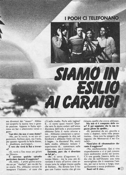 17.06.1983 - Corrier Boy Music - Numero 24 - Siamo in esilio ai Caraibi