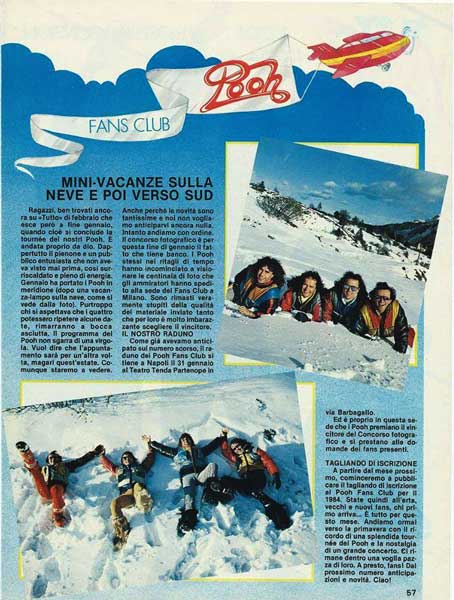 Febbraio 1984 - Tutto - N°2 - Pag.57 - Pooh Fans Club Febbraio 1984 - Tutto - N°2 - Pag.57 - Pooh Fans Club