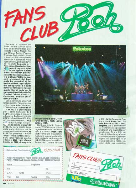 Gennaio 1989 - Tutto - N°1 - Pag. 118 - Pooh Fans Club Gennaio 1989 - Tutto - N°1 - Pag. 118 - Pooh Fans Club