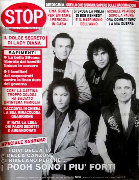 06.03.1990 - Stop - N°2162 - Pag. 2 - Il Festival dei quarant'anni: un mare di scandali e vittoria scontata, di Cristina Berbenni 06.03.1990 - Stop - N°2162 - Pag. 2 - Il Festival dei quarant'anni: un mare di scandali e vittoria scontata, di Cristina Berbenni