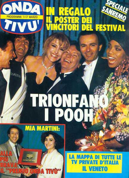 11.03.1990 - Onda Tivù - Trionfano i Pooh