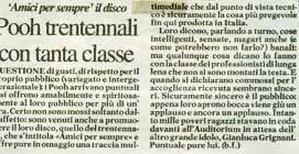 16.10.1996 - Testata sconosciuta - Pooh trentennali con tanta classe, di B. F. 16.10.1996 - Testata sconosciuta - Pooh trentennali con tanta classe, di B. F.