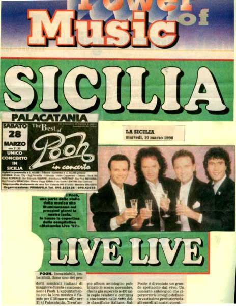 10.03.1998 - La Sicilia - Live live