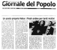 10.04.1999 - Giornale del Popolo - Un posto proprio felice: i Pooh online per tanti motivi