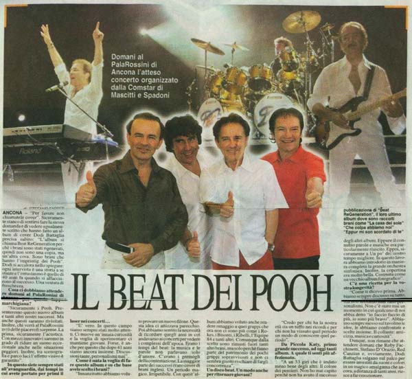 11.04.2008 - Corriere Adriatico - Il beat dei Pooh