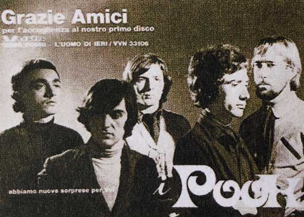 1966 - Cartolina promozionale per gli acquirenti del primo singolo