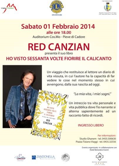 Red Canzian a Pieve di Cadore