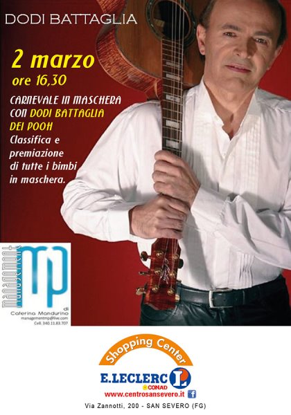 Dodi Battaglia a San Severo