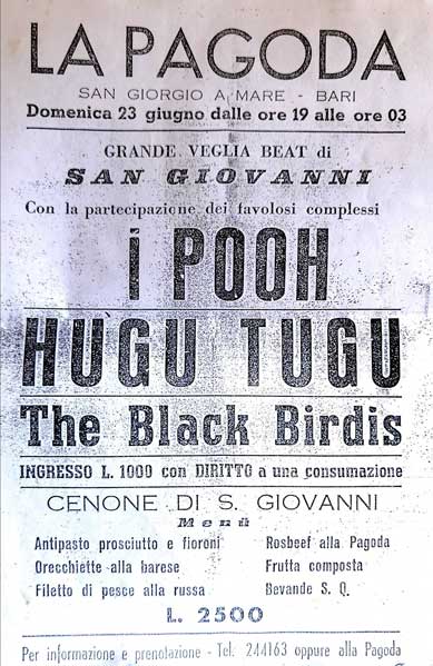 23.06.1968, concerto a La Pagoda di San Giorgio a Mare 23.06.1968, concerto a La Pagoda di San Giorgio a Mare