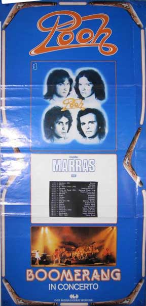 1978 - Locandina del tour Boomerang 1978 - Locandina del tour Boomerang