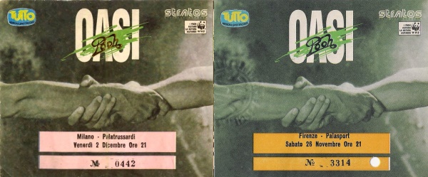 Biglietto del concerto
