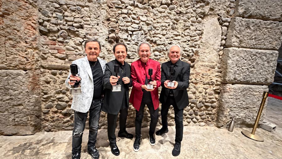 I Pooh nell'Arena di Verona ai BYD Music Awards I Pooh nell'Arena di Verona ai BYD Music Awards