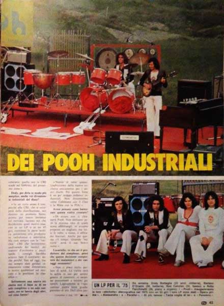 21.07.1974 - TV Sorrisi e Canzoni - N°29 - Pag.42 - Il concerto ecologico dei Pooh industriali, di Giorgio Salti 21.07.1974 - TV Sorrisi e Canzoni - N°29 - Pag.42 - Il concerto ecologico dei Pooh industriali, di Giorgio Salti