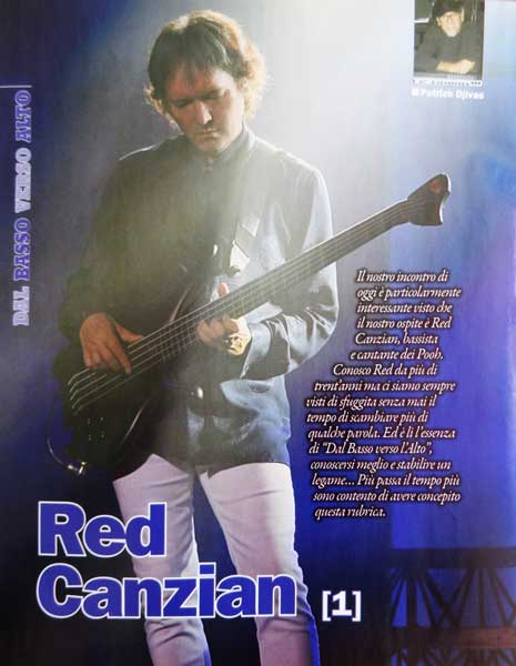 Gennaio 2010 - Strumenti Musicali - N°1 - Pag. 72 - Red Canzian [1], di Patrick Djivas